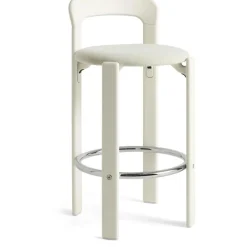 Rey Barstol Klädd 65 cm, Cream White