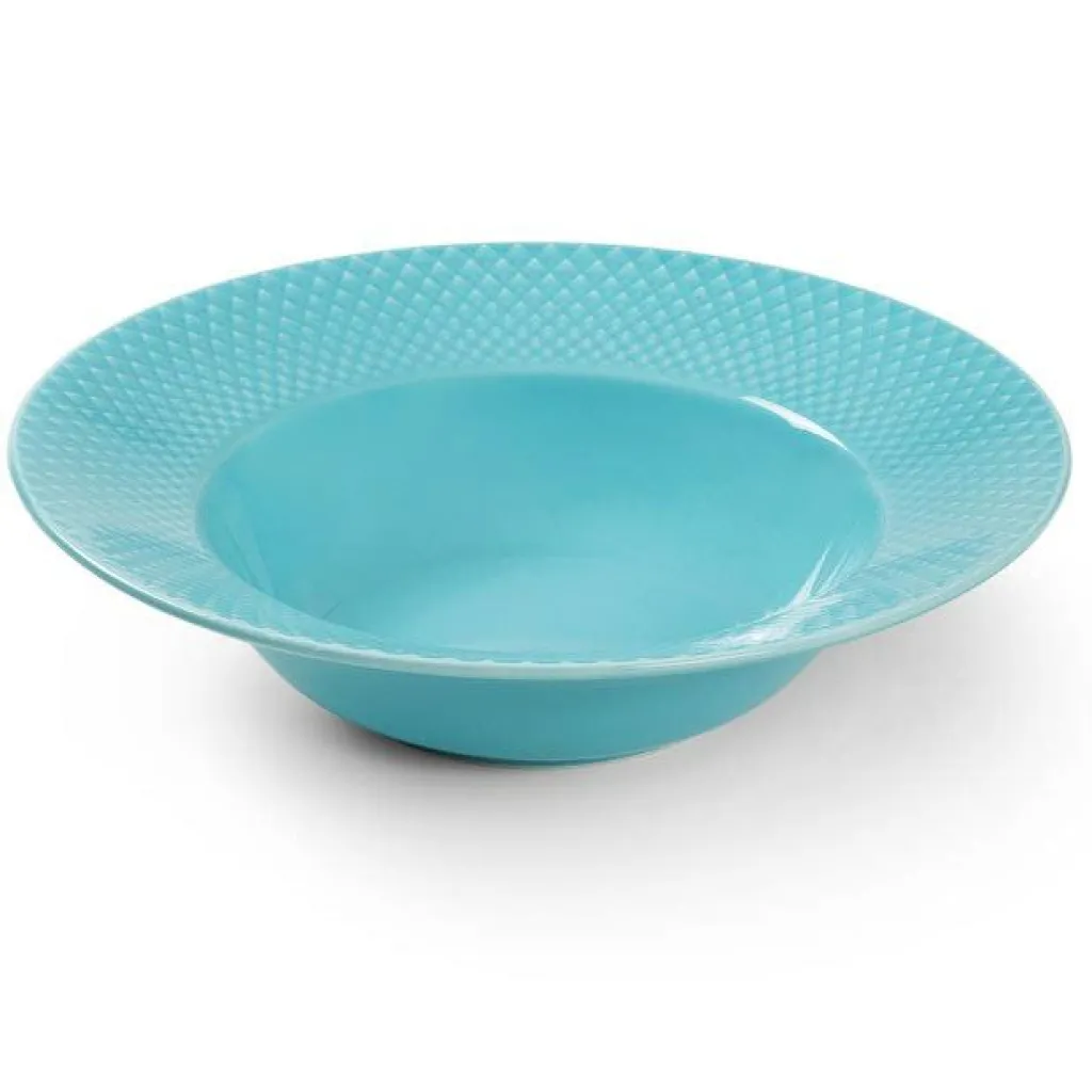 Lyngby Porcelæn Djupa Tallrikar-Rhombe Color Djup Tallrik Ø24,5 cm,