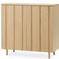 Normann Copenhagen Skåp & Vitrinskåp-Rib Cabinet Skåp Ek, Svart