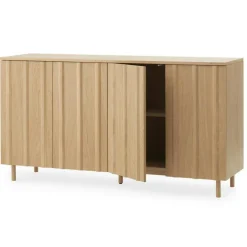 Rib Skänk Ek, Svart