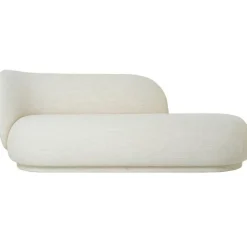 Rico Boucle Divan Vänster, Off-white