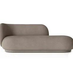 Ferm Living Hörnsoffor & Divansoffor-Rico Brushed Divan Vänster, Sand