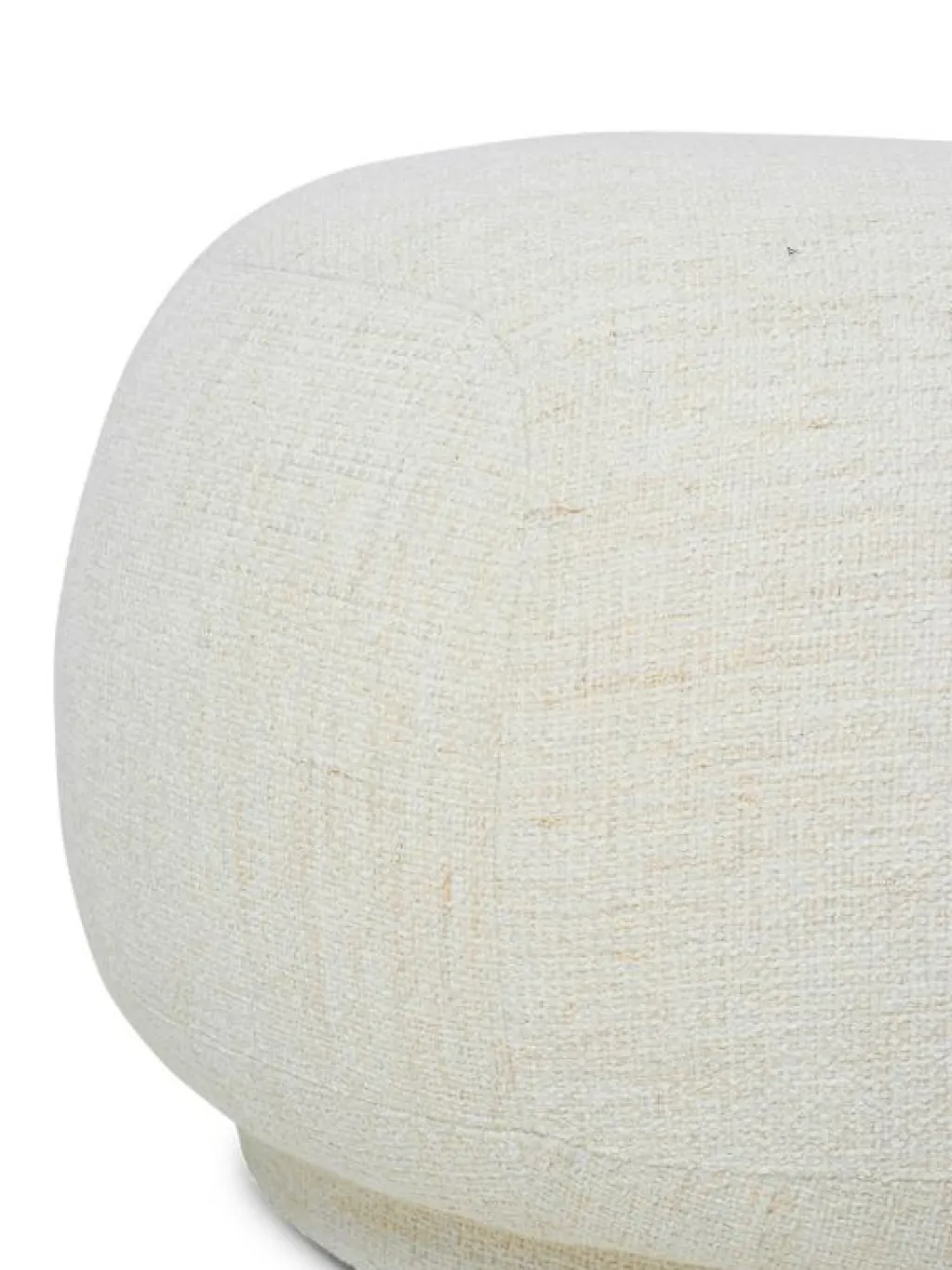Ferm Living Sittsäckar & Sittpuffar-Rico Ottoman Boucle Sittpuff, Off-white