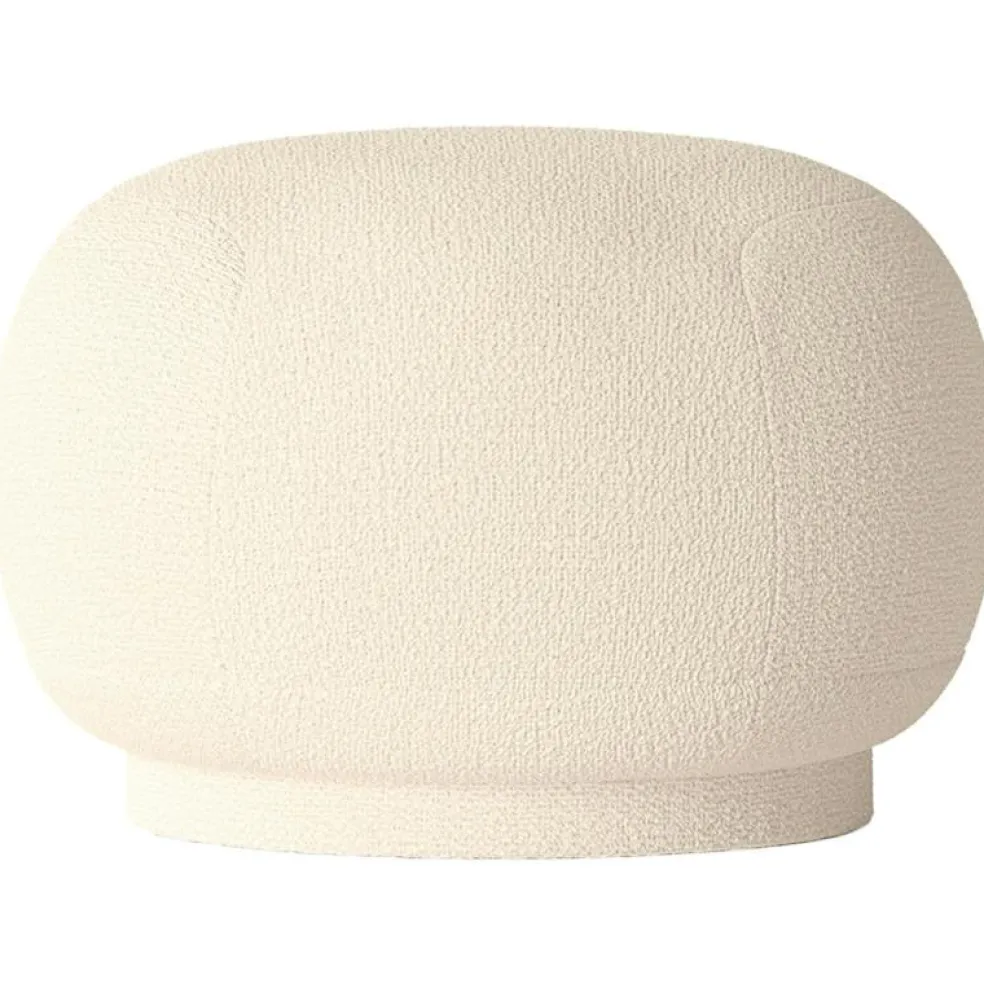 Rico Pouf Wool Boucle- Off-White Sittpuff