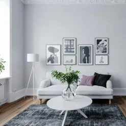 Rina Golvlampa H145 cm, Svart