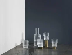 Ferm Living Snapsglas & Avecglas|Dricksglas-Ripple Glas 4-pack 20 cl, Klar
