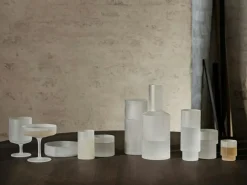 Ferm Living Snapsglas & Avecglas|Dricksglas-Ripple Glas 4-pack 20 cl, Klar