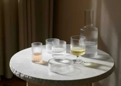 Ferm Living Vattenkaraffer & Vattenkannor-Ripple Karaff 1 L, Klar