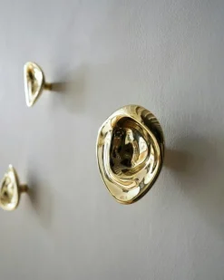 Ripple Knob Väggkrok 9 cm, Silver