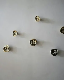 Ripple Knob Väggkrok 9 cm, Silver