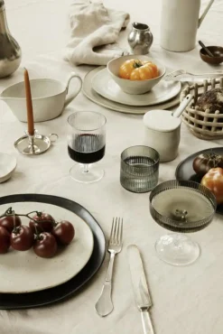 Ferm Living Dricksglas-Ripple Low Dricksglas 4-pack, Klar