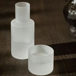 Ripple Small Carafe Set Karaff Med Dricksglas, Klar