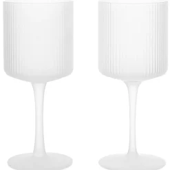 Ripple Vitvinsglas 2-pack, Smoked Grey