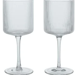 Ripple Vitvinsglas 2-pack, Smoked Grey