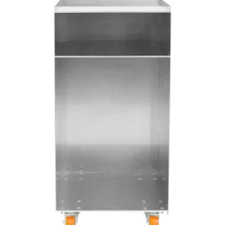 Rivet Förvaringsvagn Med Hjul, Aluminium