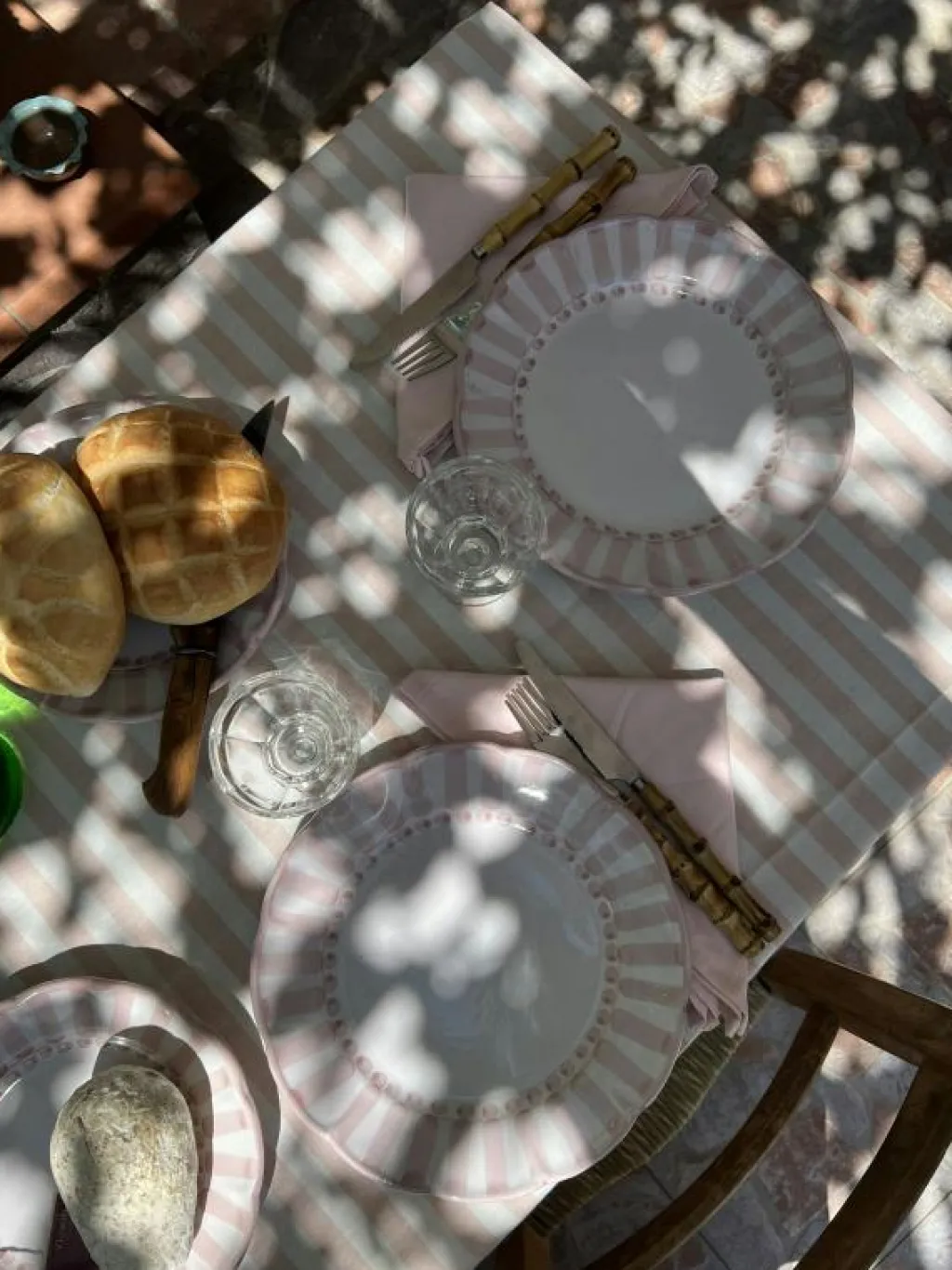 Piccola Home Assietter-Riviera Assiett 20 cm, Blå