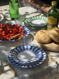 Piccola Home Assietter-Riviera Assiett 20 cm, Blå