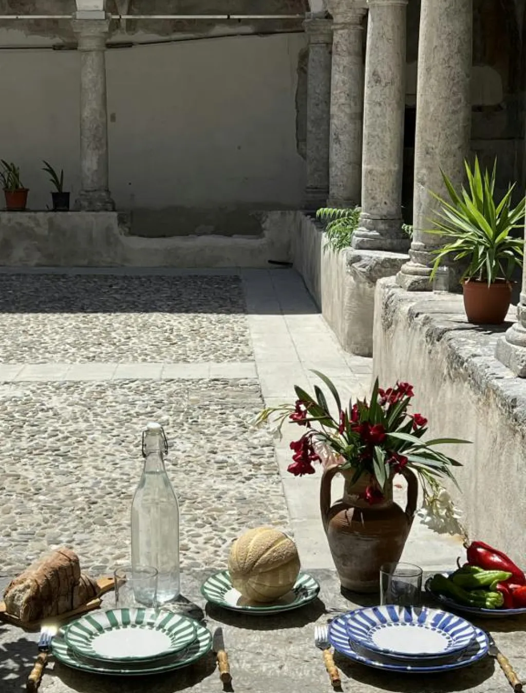 Piccola Home Assietter-Riviera Assiett 20 cm, Blå