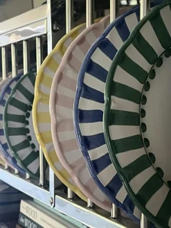 Piccola Home Assietter-Riviera Assiett 20 cm, Blå