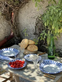 Piccola Home Assietter-Riviera Assiett 20 cm, Blå