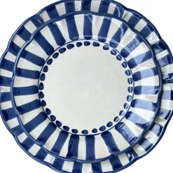 Piccola Home Assietter-Riviera Assiett 20 cm, Blå