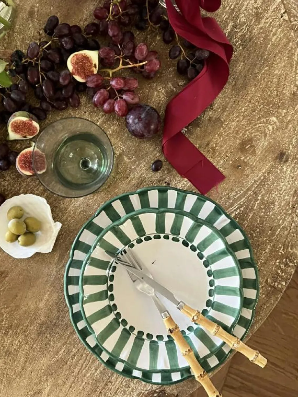 Piccola Home Assietter-Riviera Assiett 20 cm, Blå