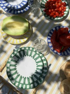 Piccola Home Assietter-Riviera Assiett 20 cm, Blå