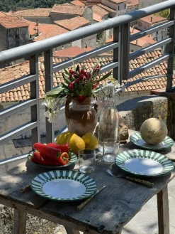 Piccola Home Assietter-Riviera Assiett 20 cm, Blå