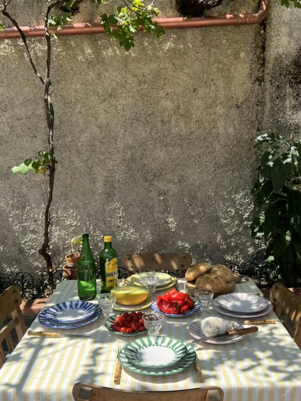 Piccola Home Assietter-Riviera Assiett 20 cm, Blå