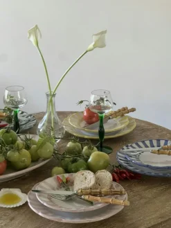 Piccola Home Assietter-Riviera Assiett 20 cm, Blå