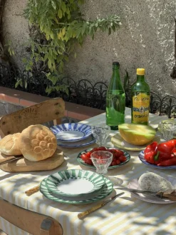 Piccola Home Assietter-Riviera Assiett 20 cm, Blå