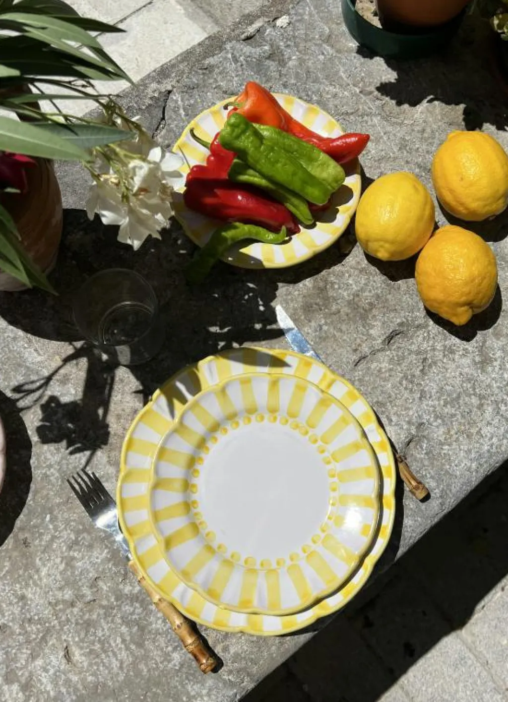 Piccola Home Assietter-Riviera Assiett 20 cm, Blå