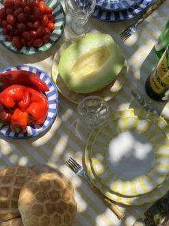 Piccola Home Assietter-Riviera Assiett 20 cm, Blå