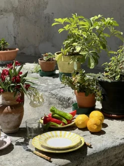 Piccola Home Assietter-Riviera Assiett 20 cm, Blå