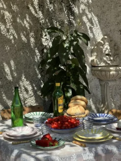 Piccola Home Assietter-Riviera Assiett 20 cm, Blå