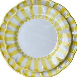 Piccola Home Assietter-Riviera Assiett 20 cm, Blå