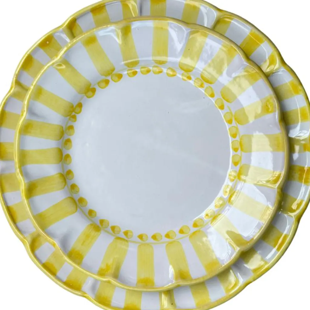 Piccola Home Assietter-Riviera Assiett 20 cm, Blå