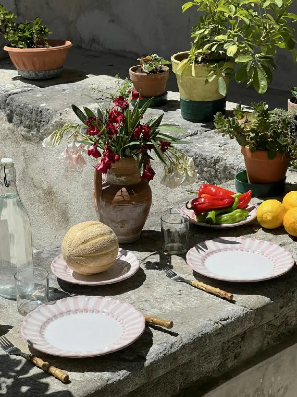 Piccola Home Assietter-Riviera Assiett 20 cm, Blå