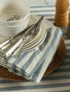 Riviera Servett 45x45 cm 4-pack, Azure