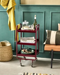 Roll Serveringsvagn, Vinröd