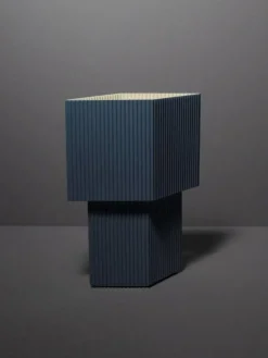 Romb Mini Bordslampa Portabel, Cotton