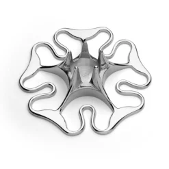 Skultuna Ljuslyktor-Rosen Ljusstake, Silverpläterad Mässing