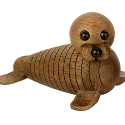 Spring Copenhagen Träfigurer|Dekorativa Accessoarer-Ross Walrus Träfigur 7 cm