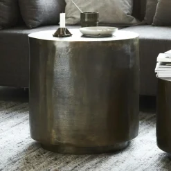 Rota Soffbord Antique Brass 50x50 cm