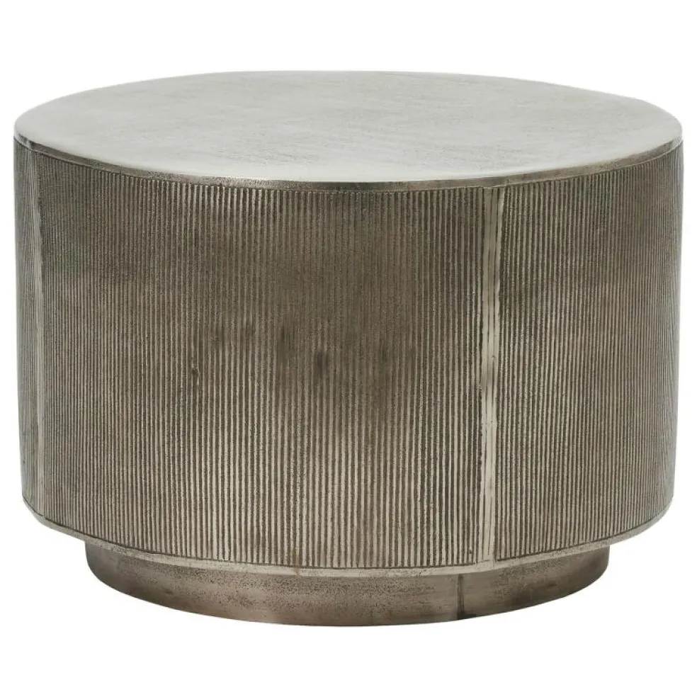 Rota Soffbord H50 cm, Borstat Silver