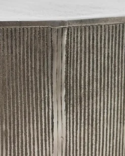 Rota Soffbord H50 cm, Borstat Silver