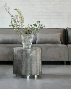 Rota Soffbord H50 cm, Borstat Silver