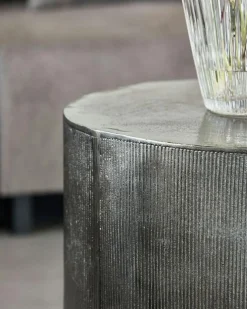 Rota Soffbord H50 cm, Borstat Silver