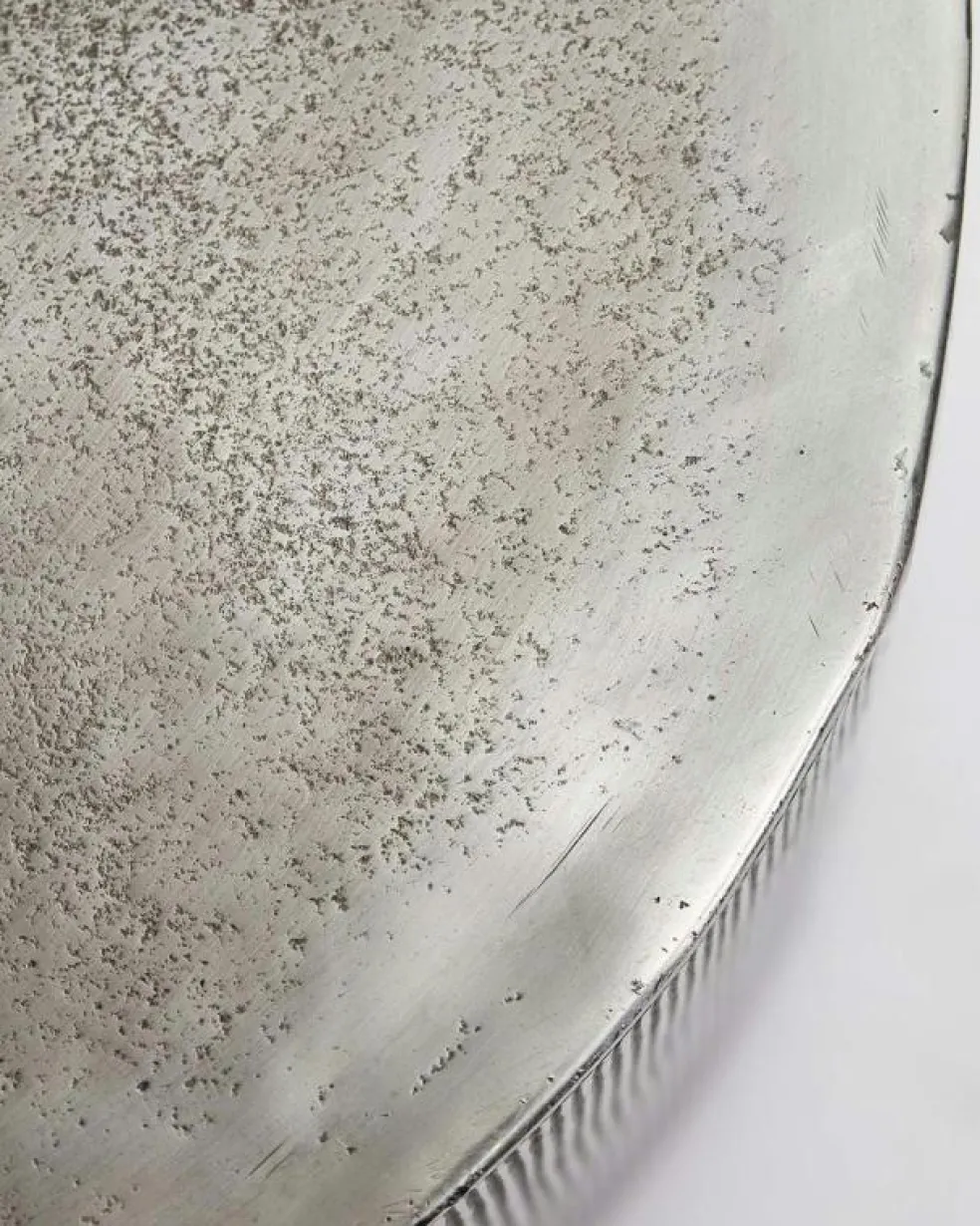 Rota Soffbord H50 cm, Borstat Silver