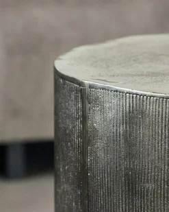 Rota Soffbord H50 cm, Borstat Silver